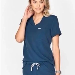 Dark harbor things scrub top only